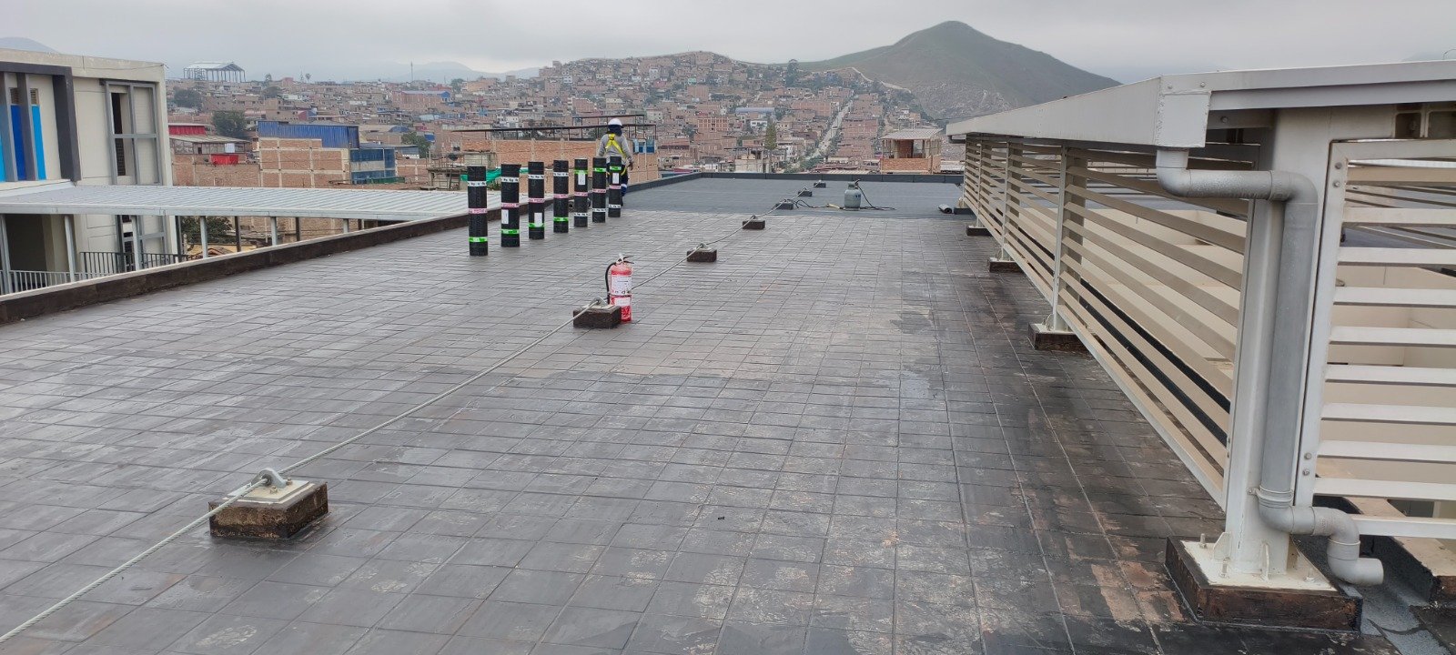 Trabajo de impermeabilización realizado por IVCON
